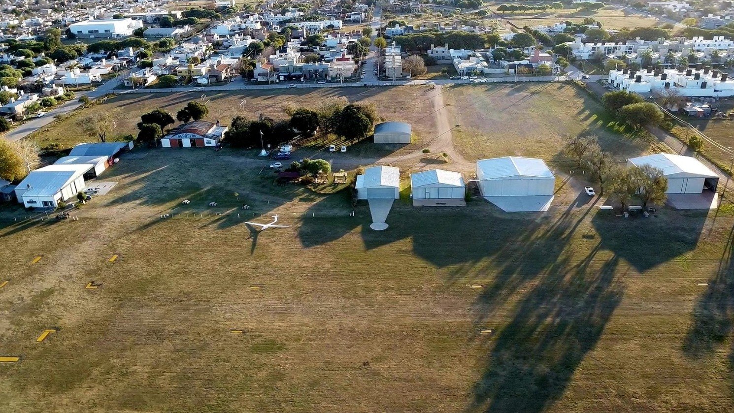 Toma aérea del aeroclub de Alianza