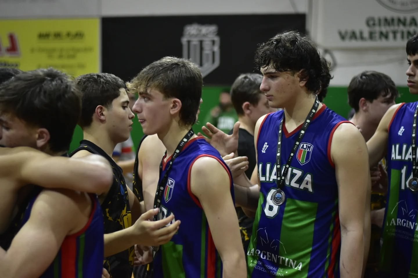 Jugadores básquet de Alianza U15 